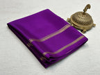 Purple Mysore Crepe Silk Saree | Sashikala